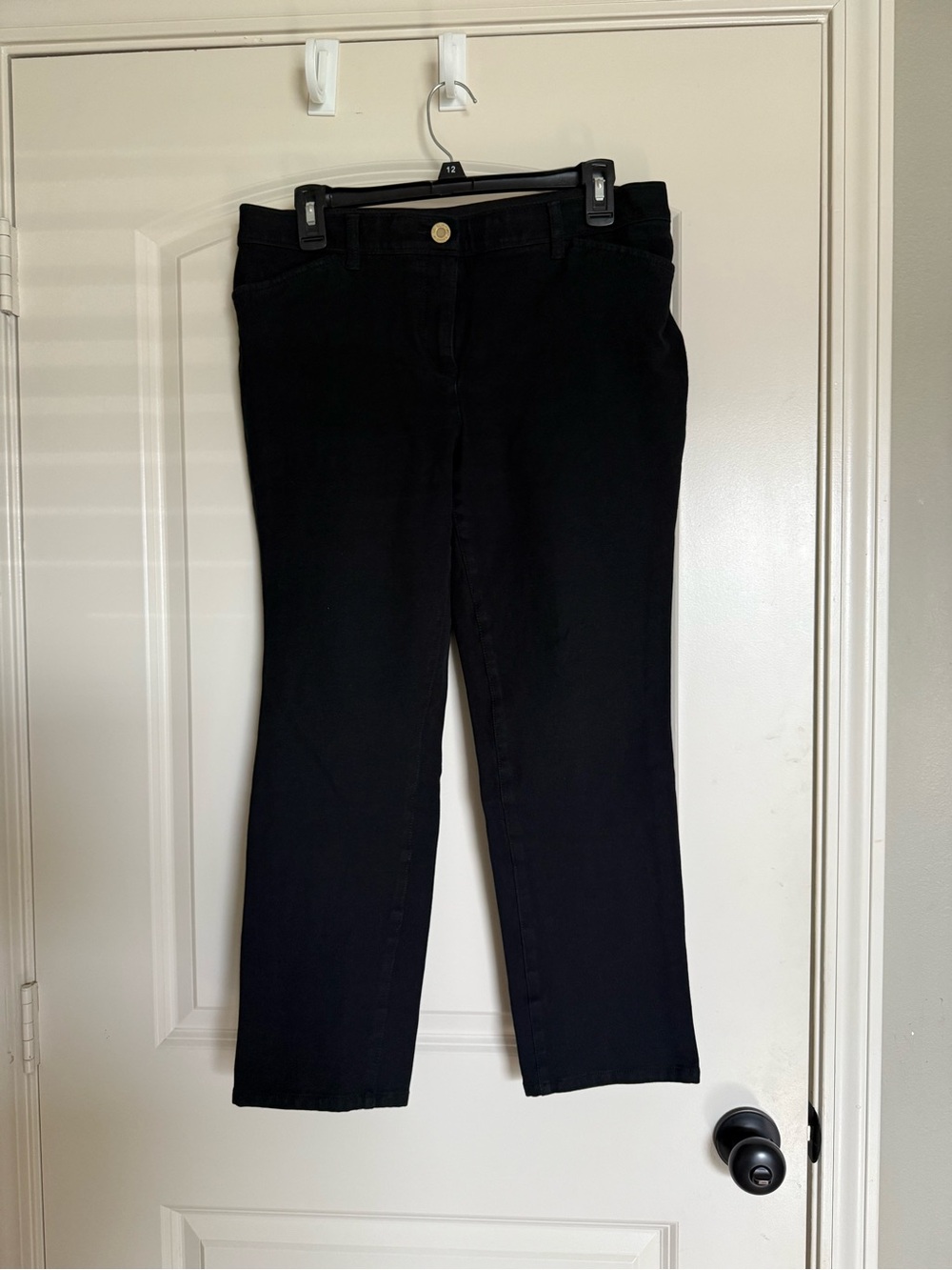 Chico's Black Straight Leg Pants